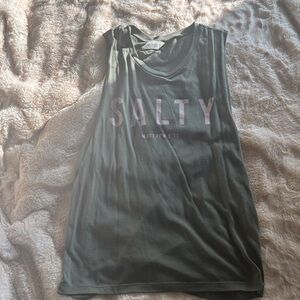 Bella Canvas Olive Graphic Muscle Tee